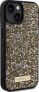 Guess Guess GUHCP15SPFGSBSD iPhone 15 6.1" żółty/yellow hardcase Rhinestone Metal Logo