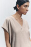 ZW COLLECTION FLOWING V-NECK TOP