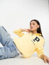 Фото #2 товара Polo Ralph Lauren x ASOS exclusive collab half zip sweatshirt in yellow with logo and back logo