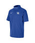 ფოტო #3 პროდუქტის Men's Royal Kentucky Wildcats Coaches Quarter-Zip Short Sleeve Jacket