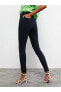 LCW Jeans Yüksek Bel Süper Skinny Fit Düz Cep Detaylı Kadın Rodeo Jean Pantolon
