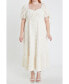 Фото #1 товара Women's Plus size Textured Maxi Dress