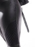 Фото #3 товара Spanx Plus faux leather moto leggings in black