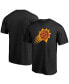 Фото #1 товара Men's Big and Tall Black Phoenix Suns Primary Team Logo T-shirt