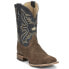 Фото #4 товара Justin Boots Dillion 11 Inch Square Toe Cowboy Mens Brown Casual Boots GR8015