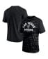 ფოტო #1 პროდუქტის Men's Black Las Vegas Raiders Hail Mary Raglan T-shirt