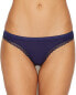 Фото #1 товара OnGossamer 289066 Cabana Cotton Hip G Thong with Trim Panty Underwear, Navy, L