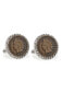 Фото #1 товара Запонки American Coin Treasures с монетами Indian Head Penny 1800-х годов в ободе из веревки