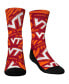 Youth Boys and Girls Socks Virginia Tech Hokies Allover Logo and Paint Crew Socks