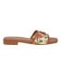 Фото #2 товара Women's Tampa Slide On Sandals With Woven Logo Detail