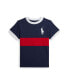 Фото #1 товара Toddler and Little Boy Big Pony Heavyweight Cotton Jersey Tee