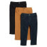 Фото #1 товара 3-Pack Garanimals Jeans Pants 3T Baby Multicolor Pull-On Style Slim Fit Solid