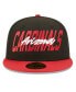 Фото #3 товара Men's Black and Cardinal Arizona Cardinals 2022 NFL Draft On Stage 59FIFTY Fitted Hat