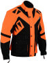 Фото #9 товара German Wear Textile Jacket Motorcycle Jacket Combi Jacket, Black/Yellow