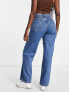 Фото #4 товара ASOS DESIGN Hourglass dad jeans in mid blue