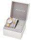 Women's Pyper Two-Hand Gold-Tone Stainless Steel Bracelet Watch 32mm and Earrings Set, 3 Pieces