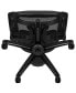 Ergonomic Mesh Office Chair-Synchro-Tilt, Headrest, Adjustable Pivot Arms