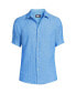 Фото #2 товара Men's Traditional Fit Short Sleeve Linen Shirt