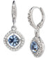 Pavé & Color Cubic Zirconia Orbital Drop Earrings