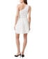 Фото #2 товара Women's Bonny Ruffle One-Shoulder Mini Dress