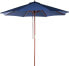 Фото #1 товара Beliani Parasol ogrodowy 270 cm niebieski TOSCANA (58095)