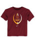 ფოტო #3 პროდუქტის Toddler Boys and Girls Burgundy Washington Commanders Football Wordmark T-shirt