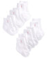 Фото #1 товара Ralph Lauren Baby Girls Quarter Length Low Cut Socks, Pack of 6