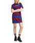 Фото #1 товара Women's Striped Cotton Jersey Dress