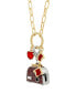 Faux Stone Toaster Charm Pendant Necklace