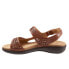 Фото #4 товара Trotters Romi T2118-215 Womens Brown Leather Strap Slingback Sandals Shoes 7