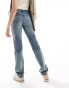 ONLY Tall Jaci mid rise straight leg jeans in tint