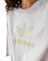 Фото #4 товара adidas Originals Adilenium oversized trefoil tee in grey