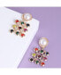 ფოტო #3 პროდუქტის Women's Regal Drop Earrings