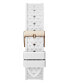 Guess Damen Armbanduhr ZEST Multifunktion weiß, roségold 39 mm GW0694L3
