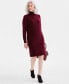 ფოტო #1 პროდუქტის Women's Mock-Neck Sweater Dress, Created for Macy's