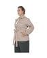 ფოტო #3 პროდუქტის Women's Plus Size Snap Front Utility Anorak Jacket