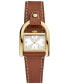 Фото #1 товара Часы и аксессуары Fossil Женские часы Harwell кварцевые на кожаном ремешке, коричневые, 28 мм