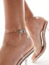 Фото #2 товара Simmi London Tamar strappy heeled sandal in clear