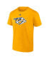 Фото #2 товара Men's Ryan O'Reilly Gold Nashville Predators Authentic Stack Name and Number T-shirt