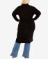 Фото #8 товара Plus Size Kennedy Long Sleeve Cardigan Sweater