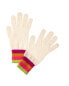 Scott & Scott London Stripe Cashmere Gloves Women's