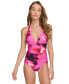 ფოტო #1 პროდუქტის Women's Tie-Back Halter-Style One-Piece Swimsuit