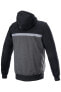 Motorradhoodie Alpinestars Chrome Street Schwarz