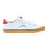 Фото #2 товара Lakai Newport MS1240251A00 Mens White Leather Skate Inspired Sneakers Shoes