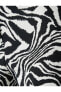Zebra Desenli Pantolon Dar Kesim