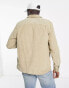 ONLY & SONS cord overshirt in beige