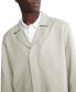 Фото #4 товара Men's Classic Fit Button-Front Trench Coat