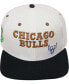 Men's Cream, Black Chicago Bulls Album Cover Snapback Hat