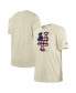 Фото #1 товара Men's Cream New York Mets 4th of July Flag Fill T-Shirt