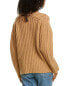 Фото #2 товара Vince Cable Front V-Neck Wool & Cashmere-Blend Sweater Women's